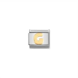 NEW NOMINATION unisex letters links bracelet in g